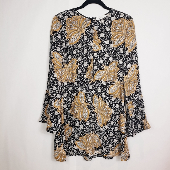 A.L.C Trixie dress white black and camel - Picture 2 of 9